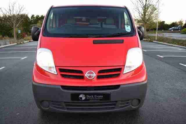 2009 09 NISSAN PRIMASTAR 2.0 SE SWB DCI SHR 5D 115 BHP DIESEL