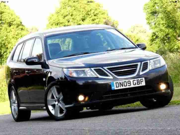 2009 09 REG SAAB 9-3 TURBO EDITION TID 150 BLACK