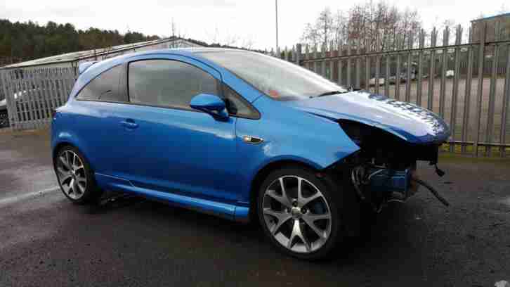 2009 09 REG VAUXHALL CORSA VXR 1.6i TURBO 16v DAMAGED REPAIRABLE SALVAGE