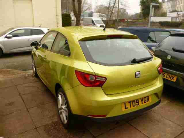 2009 (09) Seat Ibiza 1.6 16v Sport Coupe Met Yellow 39433 Miles