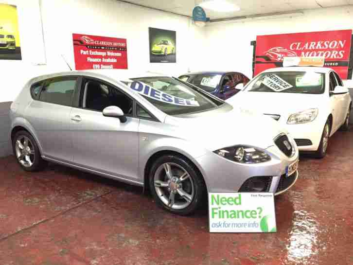 2009 09 Seat Leon 2.0TDI FR+LOW MILES+FULL SEAT SERV HISTORY+STUNNING