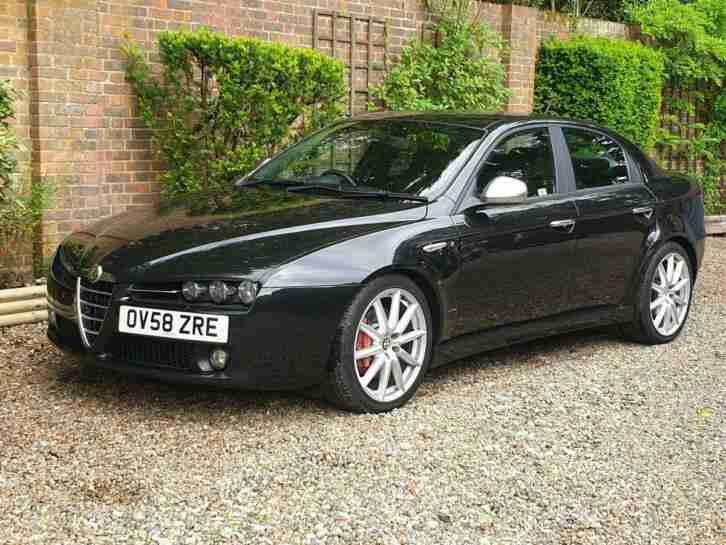 2009 58 Alfa Romeo 159 2.4JTDM TI 4dr Saloon, Black, 2 Owner