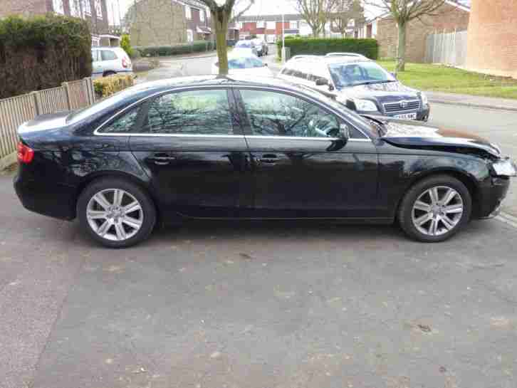 2009 [59] AUDI A4 1.8 SE TFSI 6SP BLACK 160 BHP DAMAGED CAT-D ONLY 41K!!