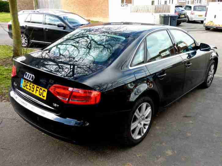 2009 [59] AUDI A4 1.8 SE TFSI 6SP BLACK 160 BHP DAMAGED CAT D ONLY 41K!!