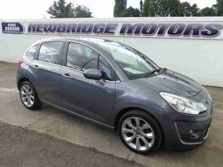 2009 59 CITROEN C3 1.4 VTi EXCLUSIVE, 5 DOORS, METALLIC GREY, LOW MILEAGE, FSH