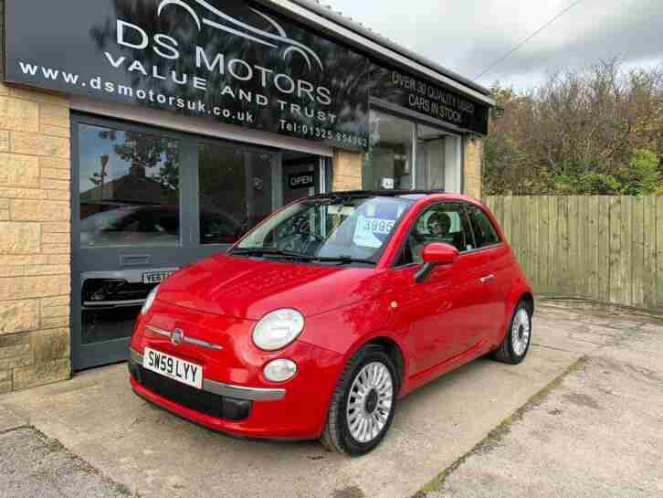 2009/59 Fiat 500 1.2 LOUNGE PETROL RED