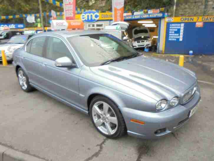 2009 59 JAGUAR X TYPE 2.2 DIESEL SE AUTO IN BLUE # 73000 MLS LEATHER SAT NAV #