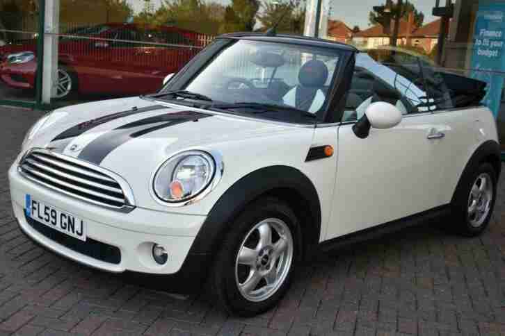 2009 59 MINI CONVERTIBLE 1.6I COOPER 6-SPEED 120 BHP