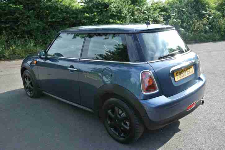 2009 59 Mini Cooper, 1.6 Petrol, Blue, 3dr, 59k Miles