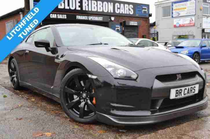 2009 59 NISSAN GT R 3.8 BLACK EDITION LITCHFIELD 590 BHP, 12 STAMP SERVICE HIST