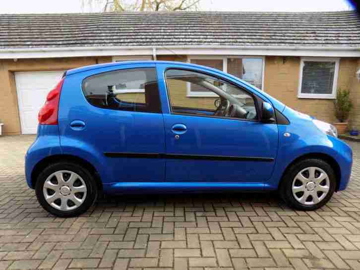 2009"59" PEUGEOT 107 URBAN 5-DOOR, ELECTRIC BLUE, 33000 MILES, FSH, 1 LADY OWNER