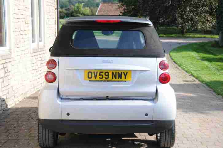 2009 59 PLATE 19,000 MILES SMART FORTWO PASSION CABRIOLET CONVERTIBLE AIR CON