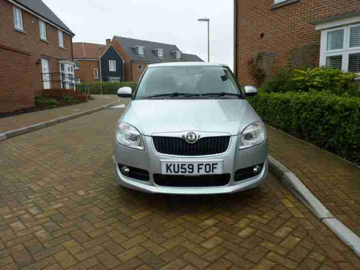 2009 (59 REG) SKODA FABIA 1.2 12V SPORT 5 DOOR HATCHBACK, SILVER, EXCELLENT COND