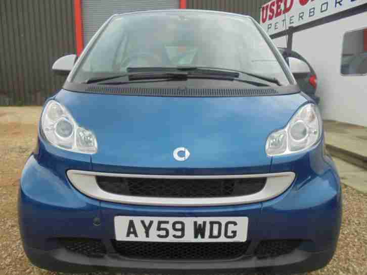 2009 59 SMART FORTWO 1.0 PASSION MHD 2D AUTO 71 BHP