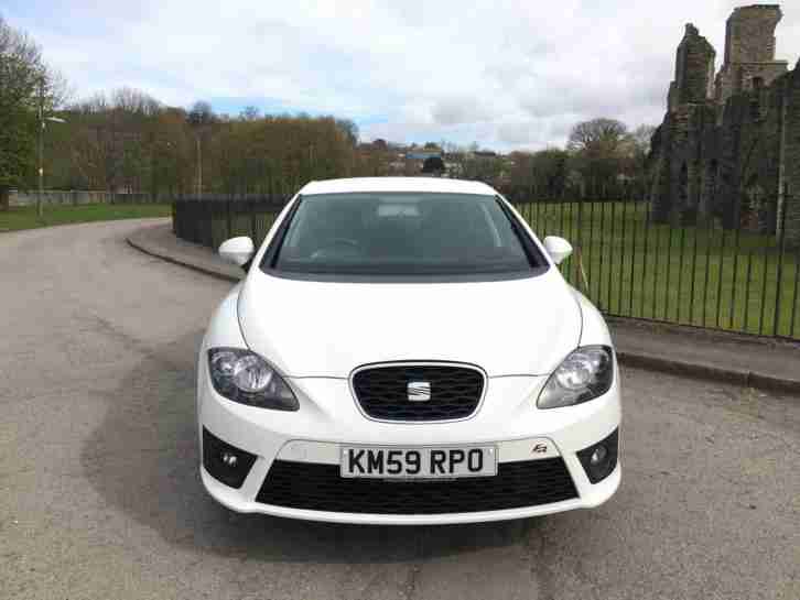 2009 59 Seat Leon FR 2.0TDI WHITE FSH