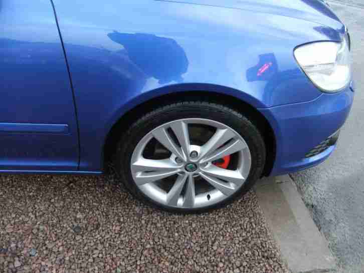 2009 (59) Skoda Octavia 2.0 TDI VRS CR 170 BHP 5 Door Blue Manual 47500 Miles