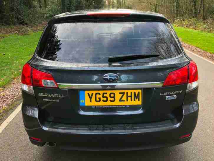 2009 59 Subaru Legacy SE AWD 2.0D Boxer NAVPLUS Estate Grey Diesel Long MOT FSH