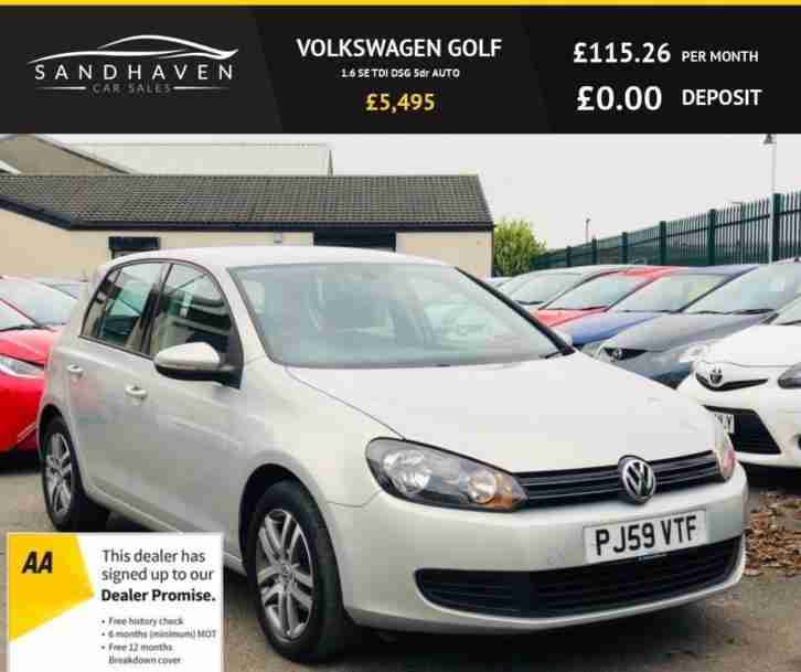 2009 59 GOLF 1.6 SE TDI DSG 5DR