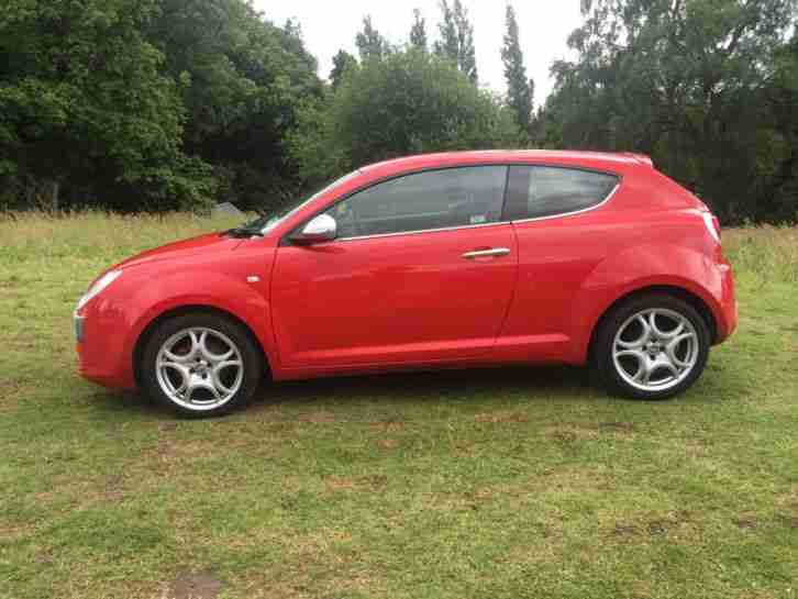 2009 ALFA ROMEO MITO LUSSO JTDM 120 RED LOVELY CAR FSH "STUNNING CAR"