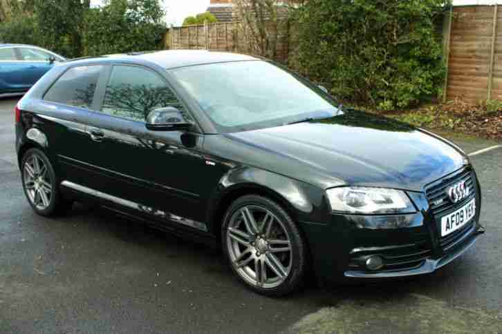 2009 AUDI A3 S LINE BLACK EDITION TFSI 28,000 MILES , FSH , NEW TYRES