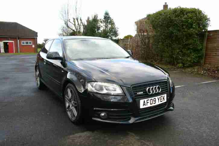 2009 AUDI A3 S LINE BLACK EDITION TFSI 28,000 MILES , FSH , NEW TYRES