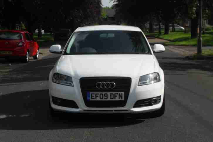 2009 AUDI A3 SPORT 101 MPI WHITE **BOSE**SAT NAV**MEGA LOW MILES**