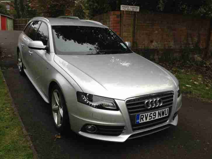 2009 A4 AVANT S LINE 120 TDI SILVER