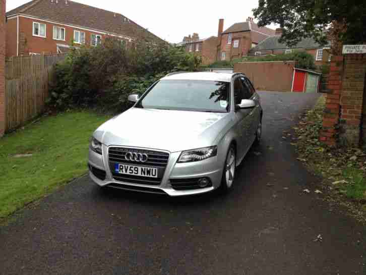 2009 AUDI A4 AVANT S LINE 120 TDI SILVER