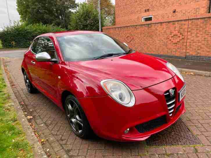 2009 Alfa Romeo MiTo 1.4TB 120bhp Veloce red leather full service and mot