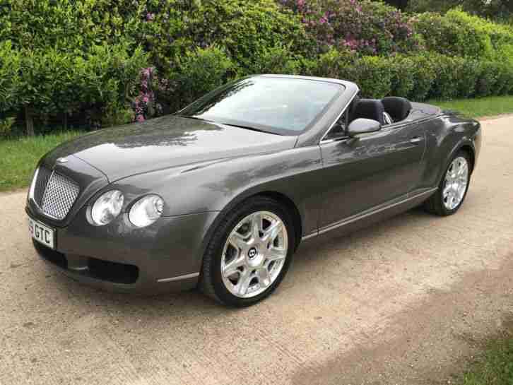 2009 BENTLEY CONTINENTAL GTC MULLINER GREY/BLACK 31,000 MILES FBSH ONE OWNER
