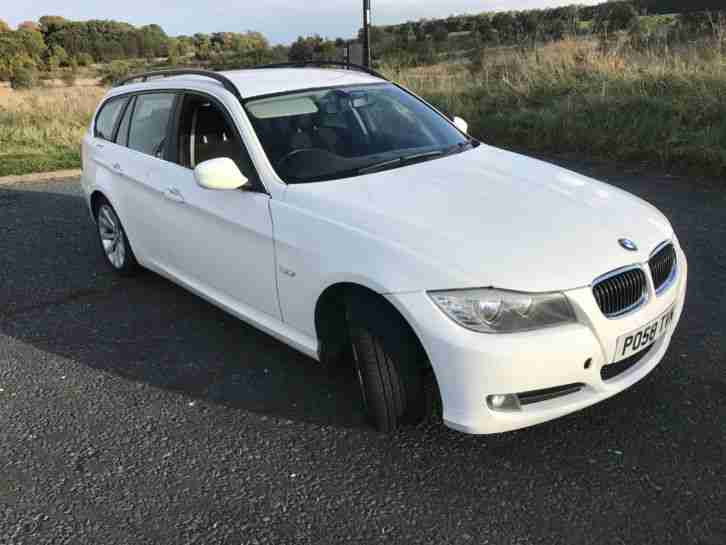 2009 BMW 330D AC TOURING WHITE EX POLICE