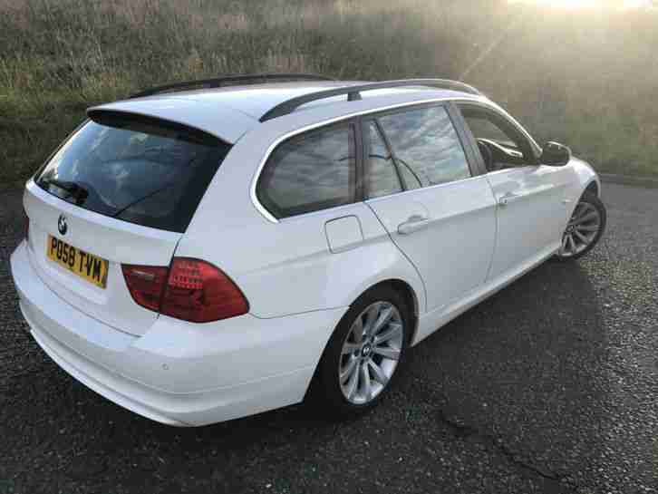 2009 BMW 330D AC TOURING WHITE EX POLICE