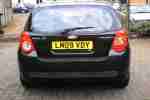 2009 CHEVROLET AVEO LS 1200 cc BLACK