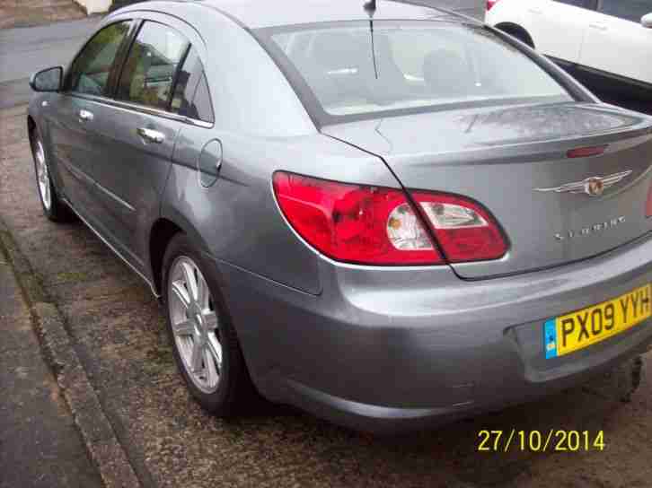2009 CHRYSLER SEBRING LIMITED SILVER 140 BHP TURBO DIESEL 6 SPEED