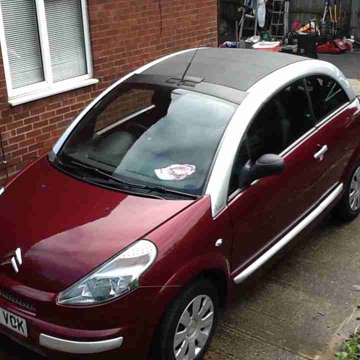 2009 CITROEN C3 PLURIEL COTE D'AZUR RED