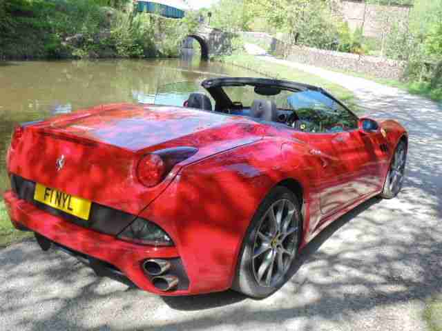 2009 FERRARI CALIFORNIA RED BLACK DAYTONA SEATS 14K