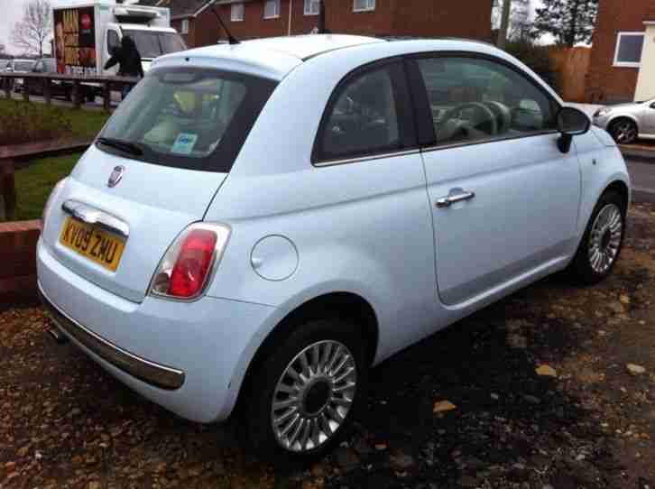 2009 FIAT 500 LOUNGE MULTIJET BLUE