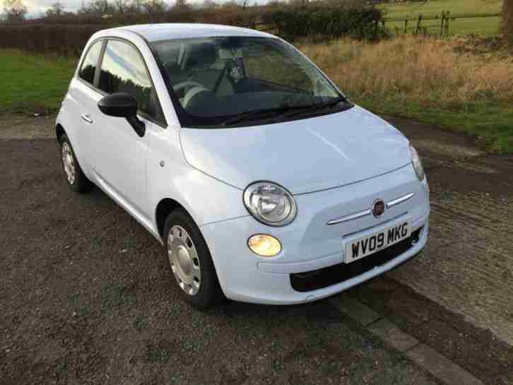 2009 FIAT 500 POP RHD BLUE &pound;30 a year tax