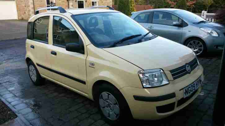 2009 FIAT PANDA ACTIVE ECO YELLOW ROOF BARS £30 A YEAR TAX 2 KEYS CD PLAYER