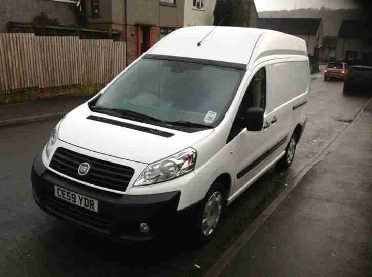 2009 FIAT SCUDO DL 120 M-JET LWB WHITE never damaged hpi clear clean van 59 reg