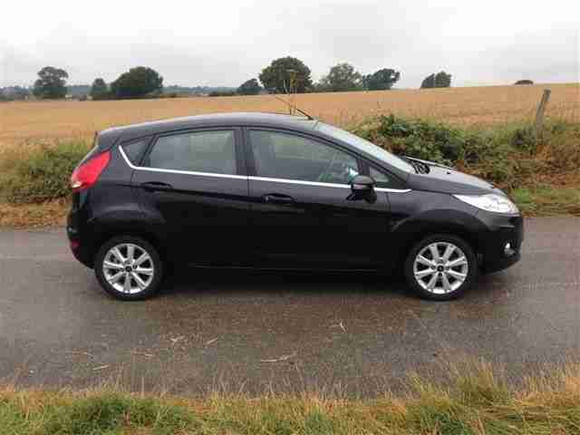 2009 FIESTA 1.25 ZETEC 5 DOOR IN BLACK