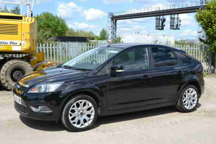 2009 FORD FOCUS ZETEC DIESEL 1.6 TDCI MANUAL BLACK