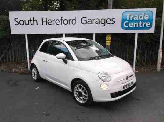 2009 Fiat 500 Diesel Sport Multijet Diesel White Manual