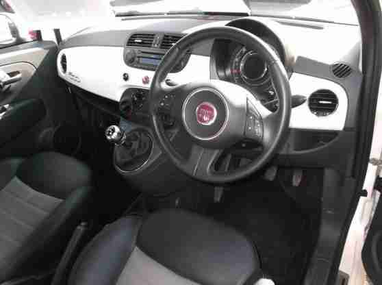 2009 Fiat 500 Diesel Sport Multijet Diesel White Manual