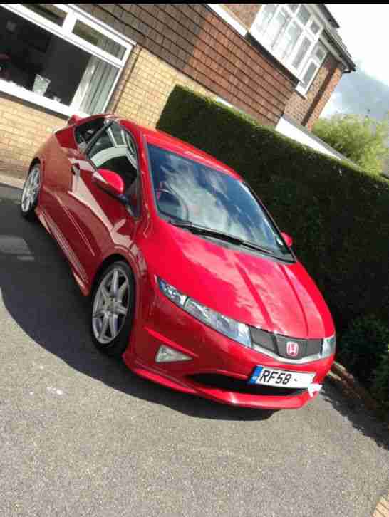 2009 HONDA CIVIC TYPE-R GT I-VTEC RED FULL SERVICE HISTORY 3 MONTHS MOT