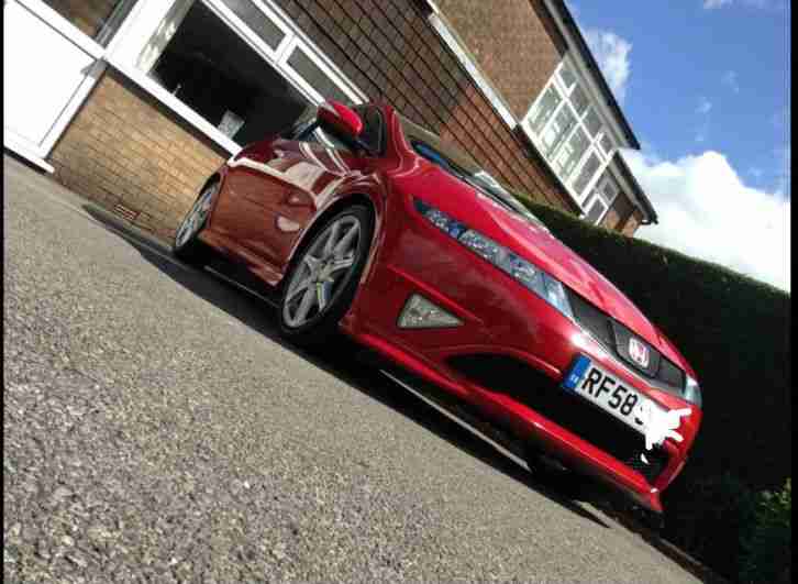 2009 HONDA CIVIC TYPE-R GT I-VTEC RED FULL SERVICE HISTORY 3 MONTHS MOT