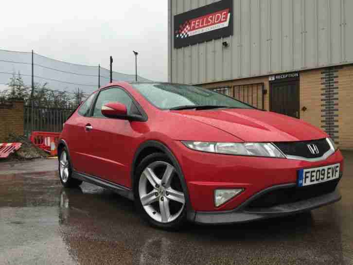 2009 HONDA CIVIC TYPE S GT I VTEC RED accident damaged salvage spares repairs