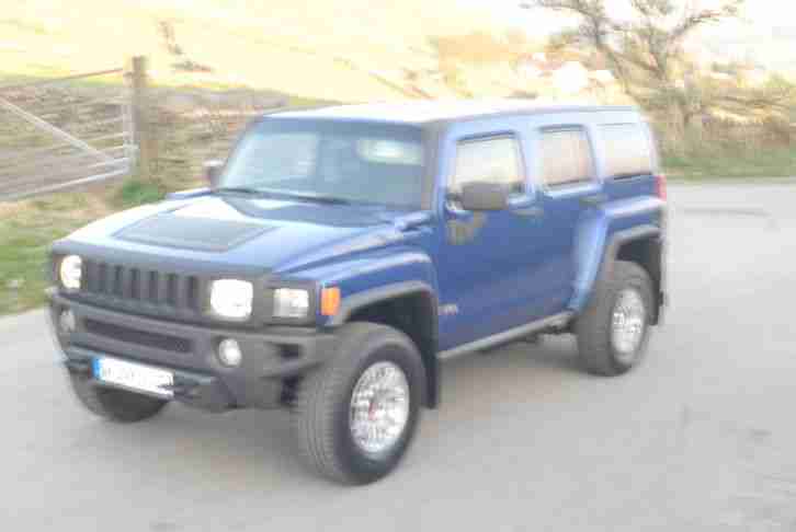 2009 HUMMER H3 64K BLUE ALLOYS AIR CON CHEAPEST IN THE UK