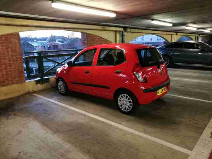 2009 HYUNDAI I10 CLASSIC RED