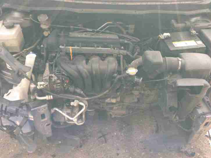2009 HYUNDAI I20 COMFORT GREY DAMAGED REPAIRABLE SALVAGE CAT D STARTS & DRIVES